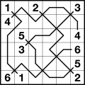 Diagonal Numberlink puzzles